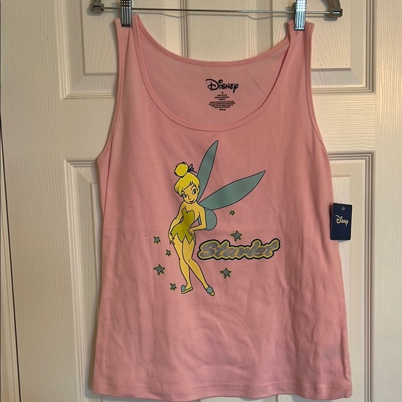 Disney Pink Tinker Bell Tank Top - Picture 1 of 3